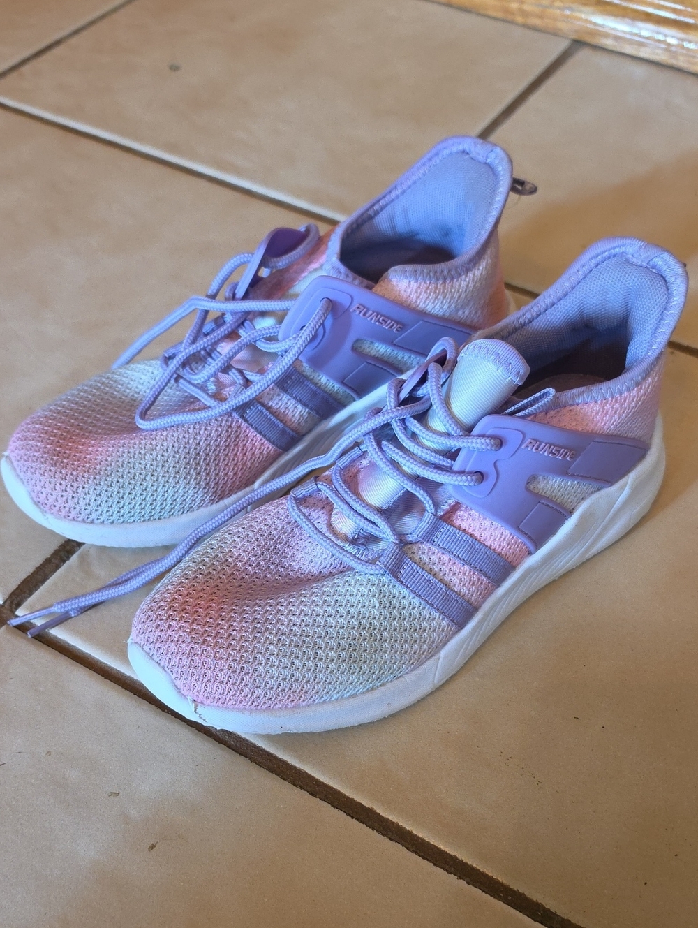 Runsafe Pastel Gradient Athletic Sneakers - Pink & Lavender